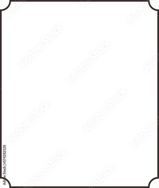 Fototapeta black frame for text, png, transparent