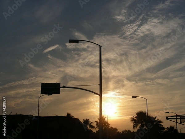 Obraz 夕空-片瀬江ノ島付近-20160618-86