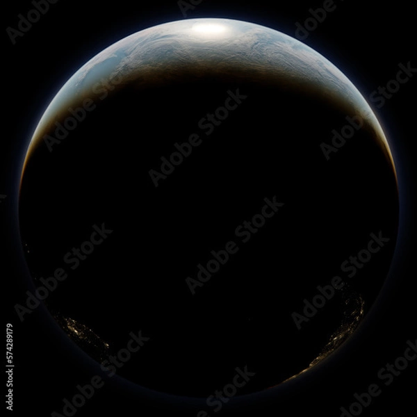 Obraz Planet Earth | Antarctica (render)