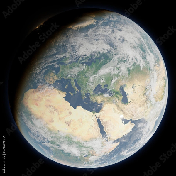 Obraz Planet Earth | Europe (render)
