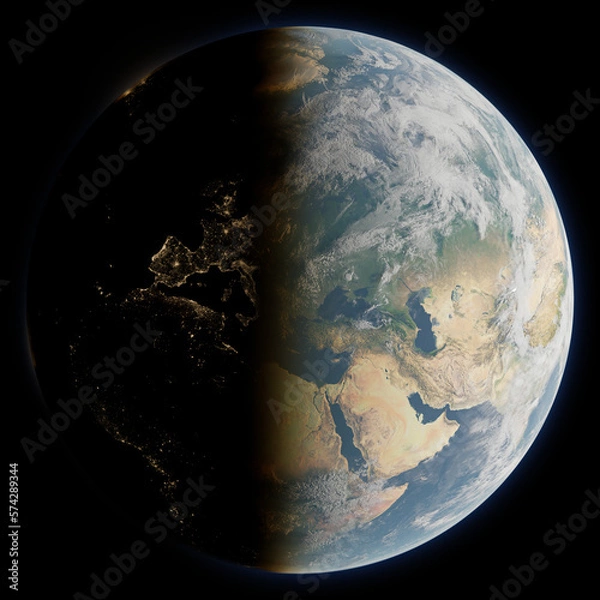 Obraz Planet Earth | Europe (render)