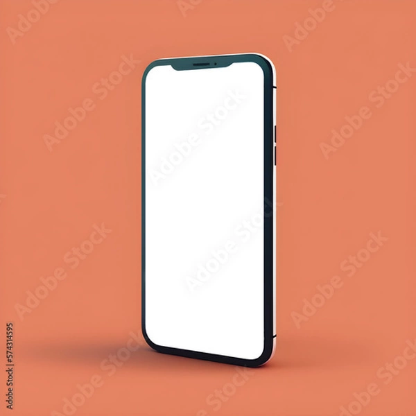 Fototapeta Smartphone frame with transparent screen