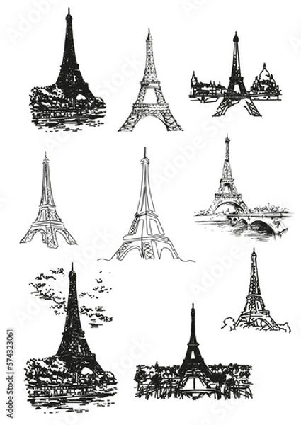 Fototapeta eiffel tower city
Tour Eiffel
Eiffel
Paris
France 
grafika wieży Eiffla
 wieża Eiffla
grafika
wektor