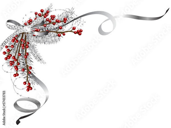 Obraz Silver garland