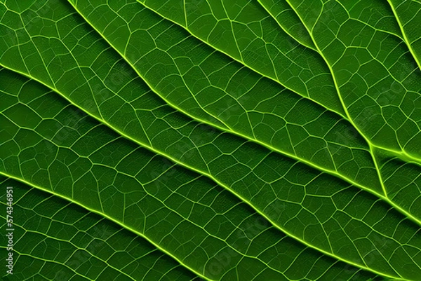 Obraz Macro photo green texture leaves background and design material.