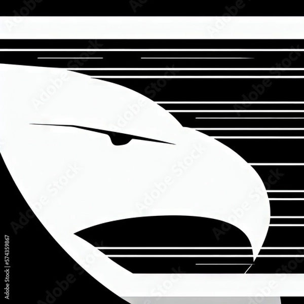Obraz Logotype head of a eagle