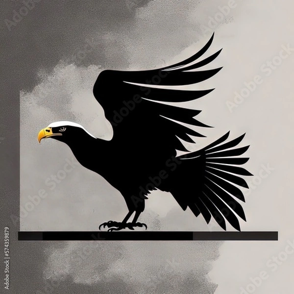 Obraz Logotype head of a eagle