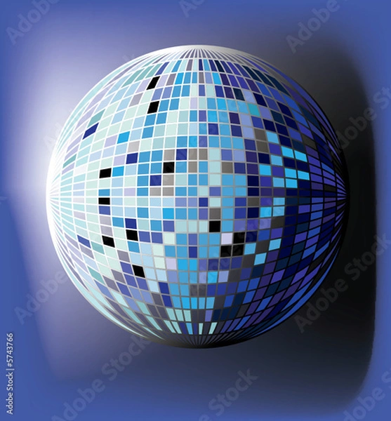 Obraz disco globe