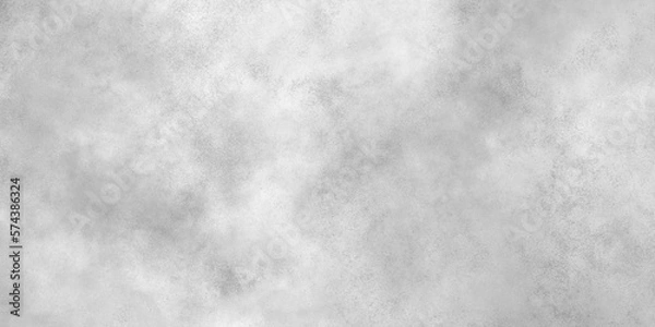 Fototapeta Beautiful blurry abstract black and white texture background with smoke, Abstract grunge white or grey watercolor painting background, Concrete old and grainy wall white color grunge texture.