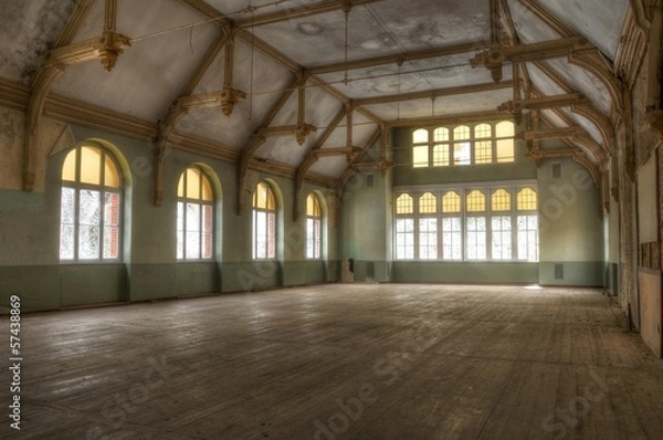 Obraz Verlassene Halle in Beelitz