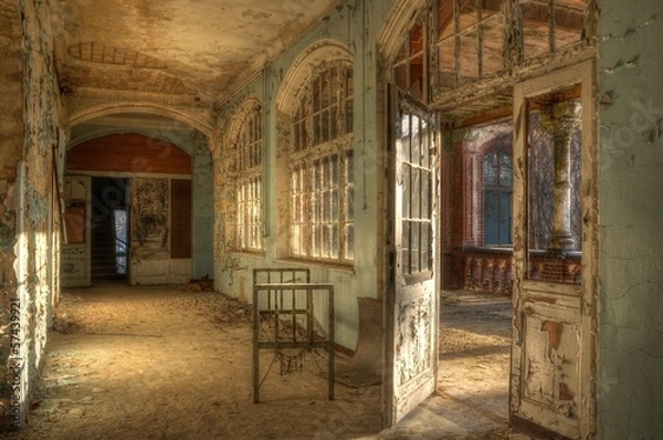 Fototapeta Stary opuszczony szpital