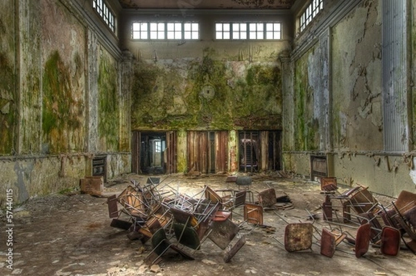 Obraz Old abandoned hall in germany