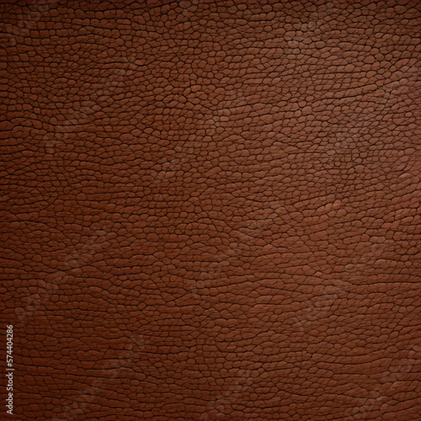 Obraz Brown Leather Texture Background created with Generative AI technology