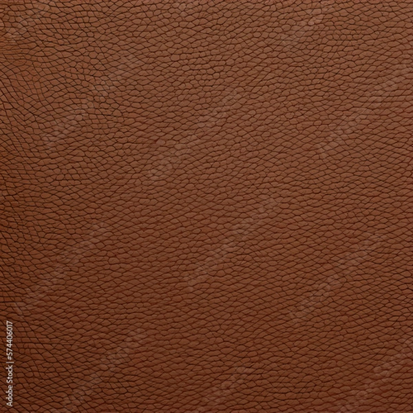 Obraz Brown Leather Texture Background created with Generative AI technology