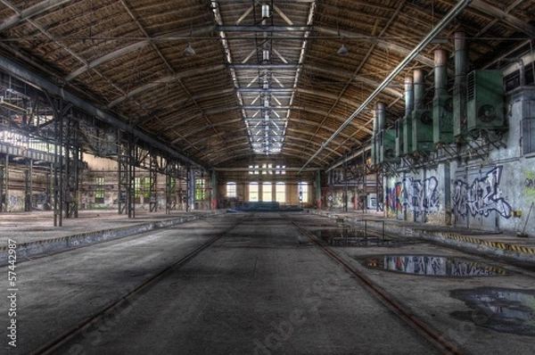 Obraz Stare opuszczone utracone miejsce