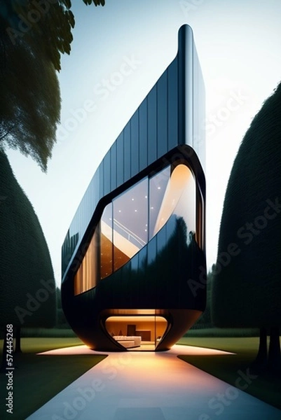 Obraz Innovative Architecture: The Intersection of Design and Technology