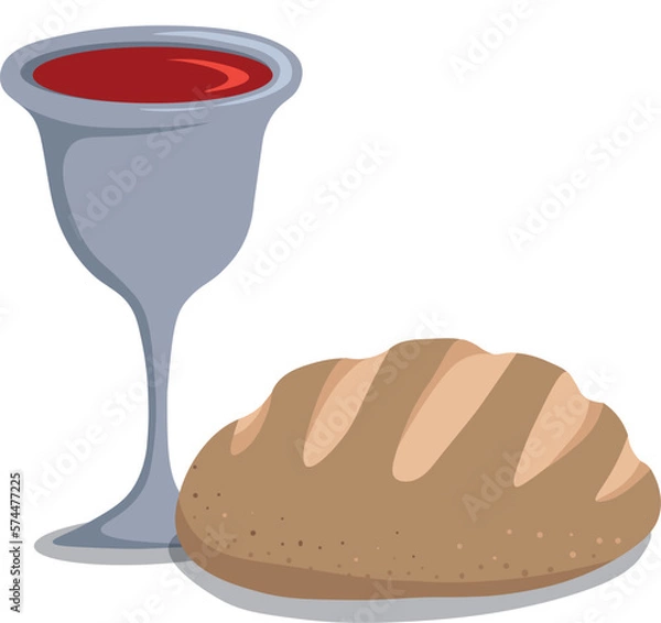 Obraz bread and vino