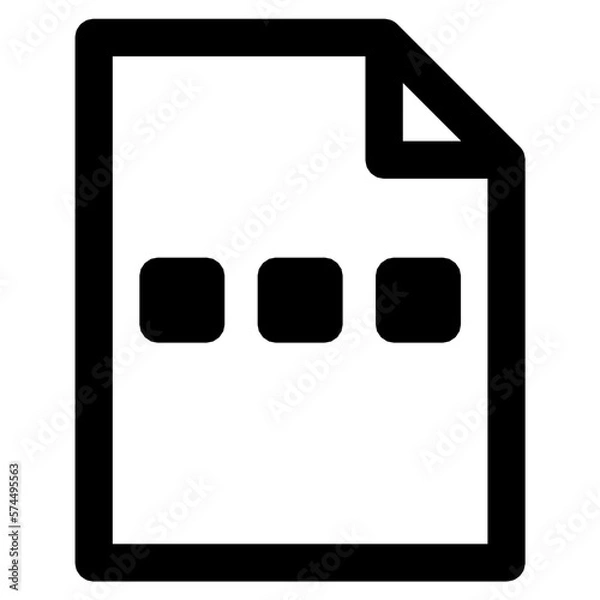 Fototapeta This A Minimalist Icons Outline For Your Design