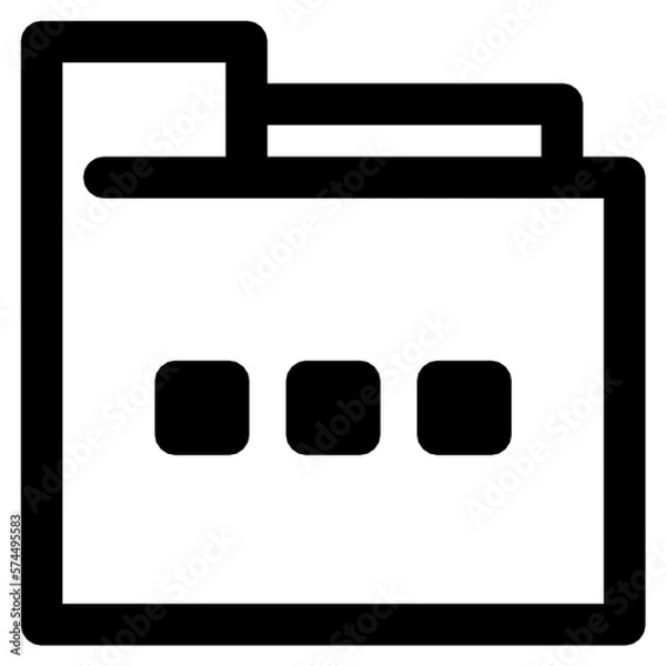 Fototapeta This A Minimalist Icons Outline For Your Design