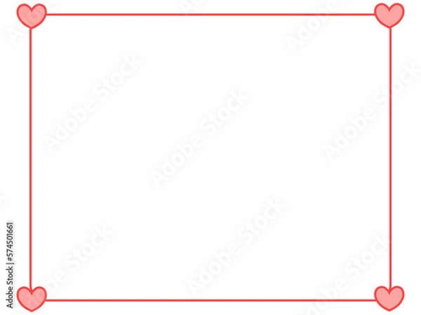 Fototapeta heart frame / 하트프레임