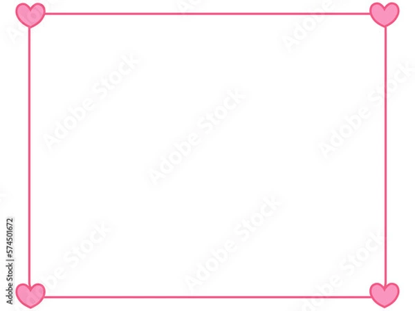 Fototapeta heart frame / 하트프레임