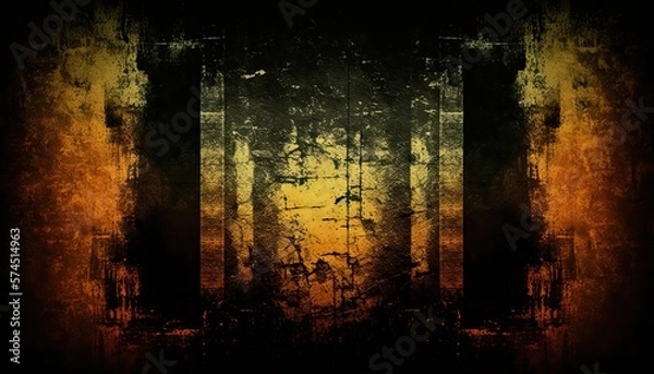 Fototapeta Grunge Background Aspect Ratio 16:9 - Generative AI