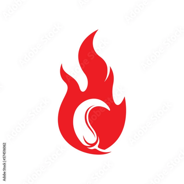 Obraz Hot chili logo images