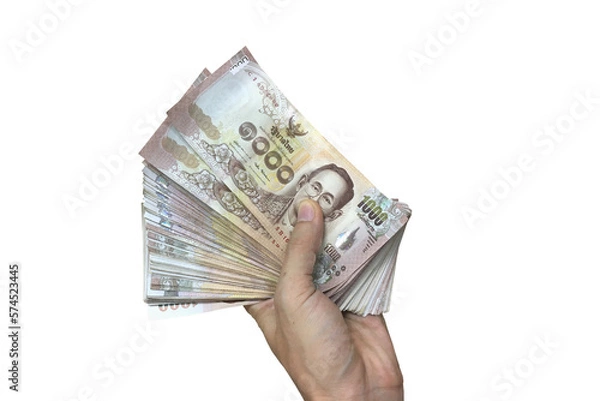 Obraz Hand holding money