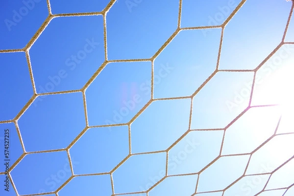 Obraz サッカーゴールネット