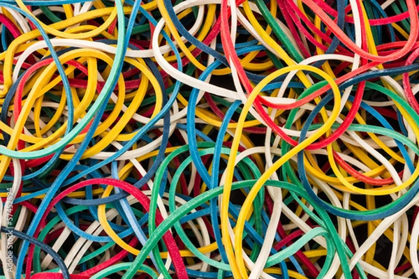 Fototapeta Rubber bands