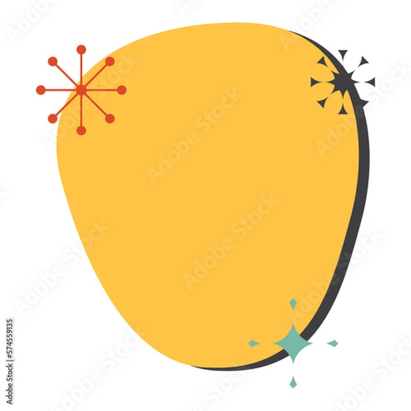 Obraz Retro Frame Text Box