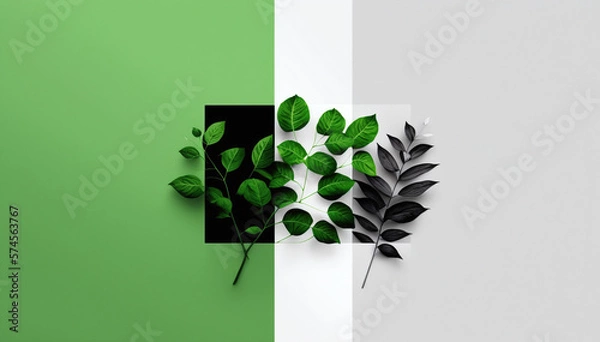 Obraz plant on a wall