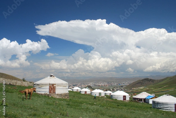 Fototapeta Ulan-Bator, Mongolia