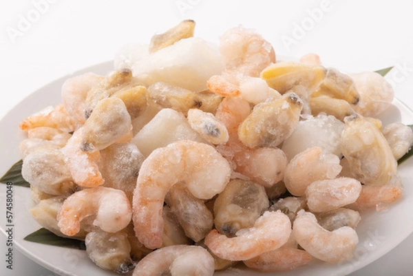 Fototapeta 冷凍シーフードミックス