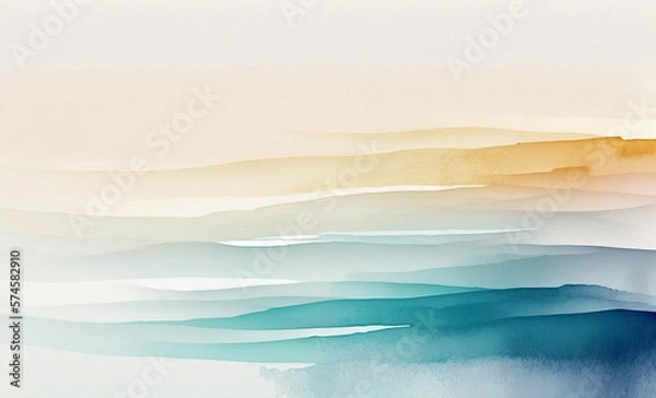 Obraz Abstract watercolor background with watercolor paint