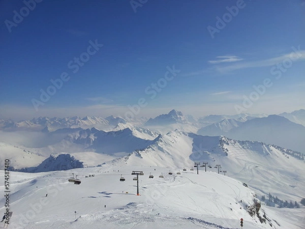 Fototapeta ski resort