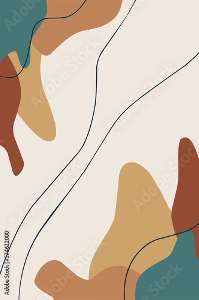 Fototapeta abstract liquid background. Creative illustration for backgrounds, posters, pamphlets, cards and design materials