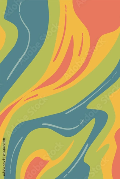 Fototapeta abstract liquid background. Creative illustration for backgrounds, posters, pamphlets, cards and design materials