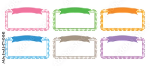 Obraz ギンガムチェック　チェック柄のフレームセット