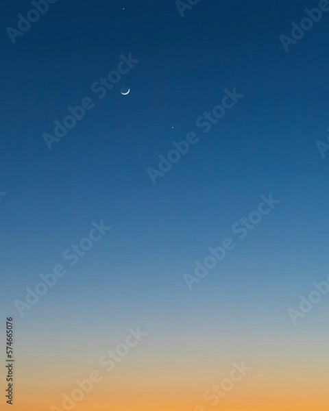 Obraz moon in the sky