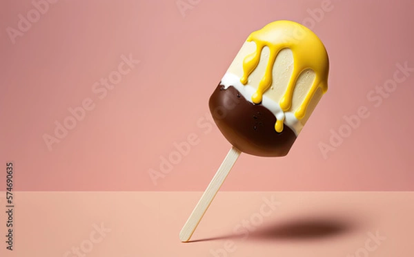 Obraz Popsicle illustration created with Generative AI technology