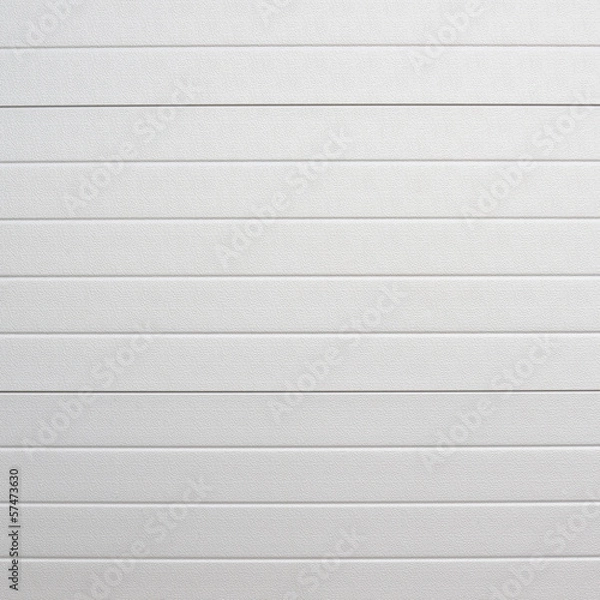 Fototapeta Biała plastikowa pokrywka ściany