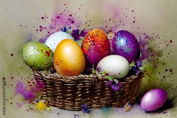 Fototapeta Osterkorb