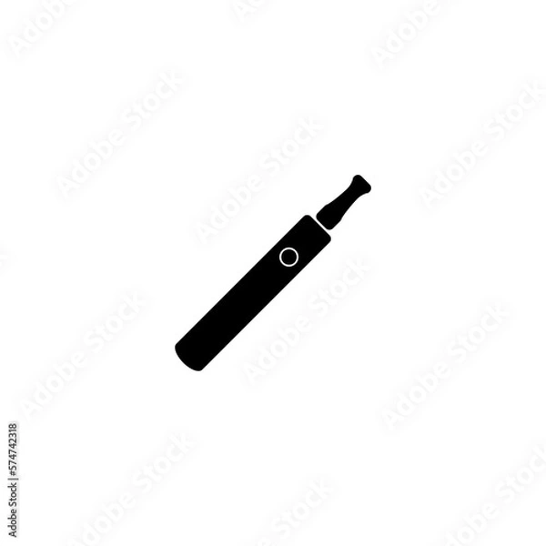 Obraz Electronic cigarette icon isolated on white background. 