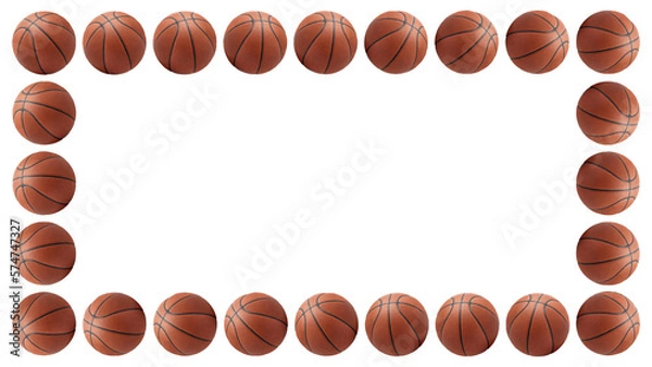 Fototapeta basketball frame border