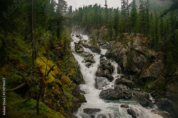 Obraz waterfall in the mountians