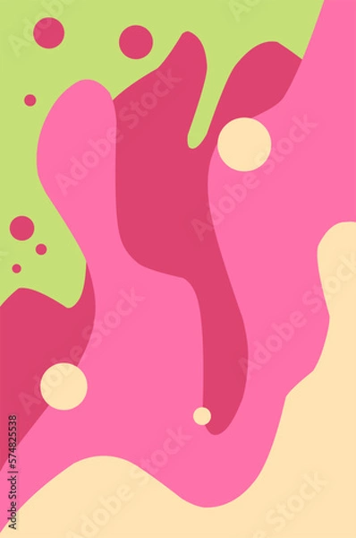 Fototapeta abstract liquid background. Creative illustration for backgrounds, posters, pamphlets, cards and design materials