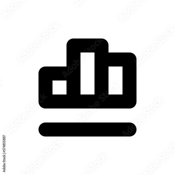 Fototapeta spreadsheet app line icon