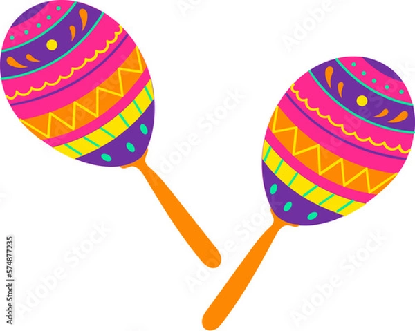 Obraz Decorative maracas element