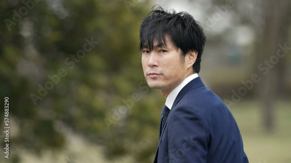 Fototapeta ビジネスマンの男性